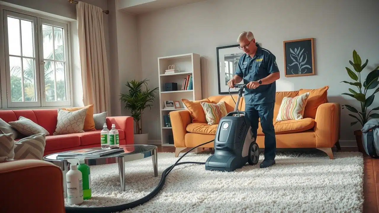 Carpet cleaning service